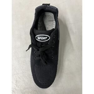 USED SPORT Men’s Black Lightweight Mesh Running Sneakers ,SIZE 41